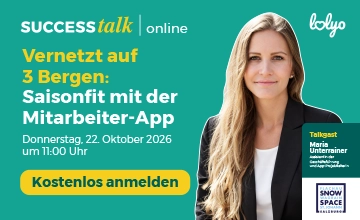 Snow Space Salzburg Mitarbeiter-App Webinar zu Kommunikation im Saisonbetrieb - kostenlos am 22. Oktober